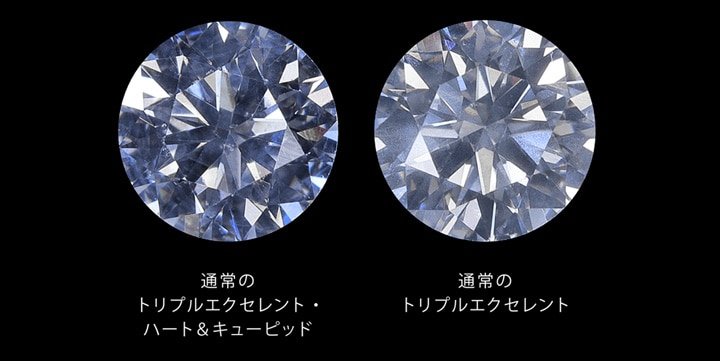 通常のトリプルエクセレントハート＆キューピッドと通常のトリプルエクセレント