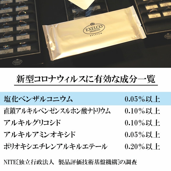 除菌ウェットタオルの提供